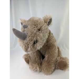 Adventure Planet Brown Rhino Plush 12 Inch Rhinoceros Stuffed Animal Toy
